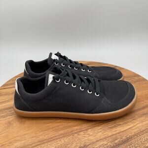 Splay Freestyle Shoes Mens 10 Barefoot Black Canvas Running Walking Minimalist
